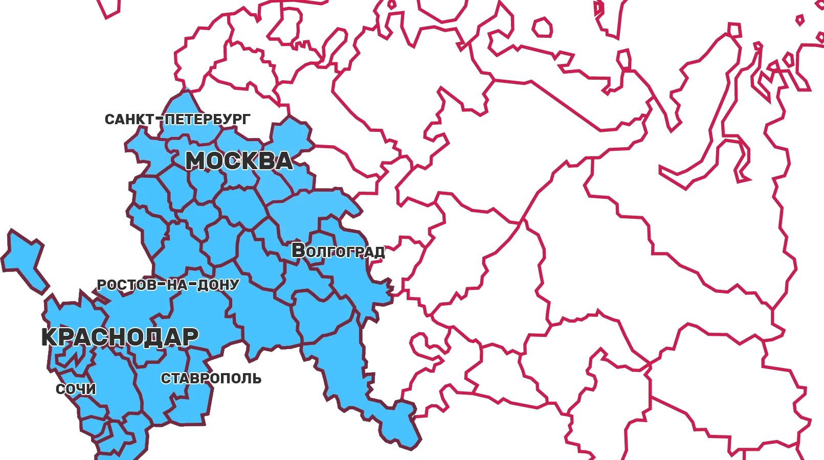Карта в Кущёвской